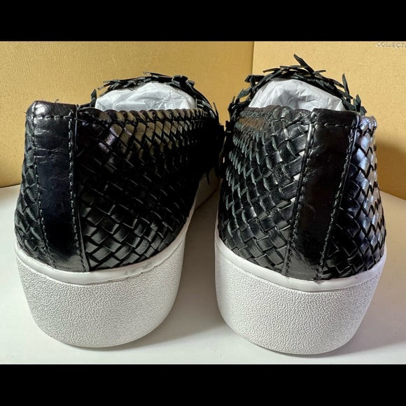 Michael Kors “Rae” black leather slide on shoes, size 9 - Picture 4 of 10